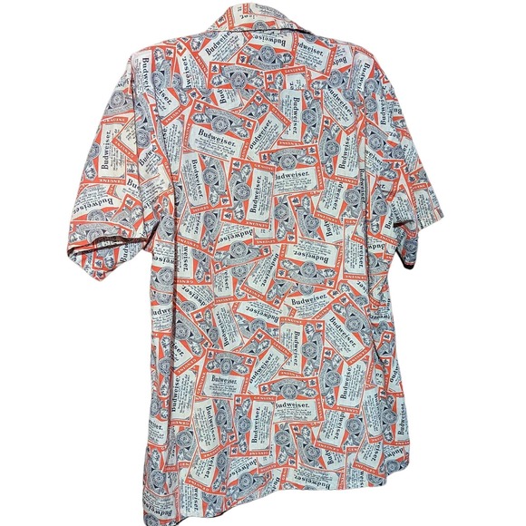 Vintage Button Down Budwiser Shirt - Picture 2 of 6